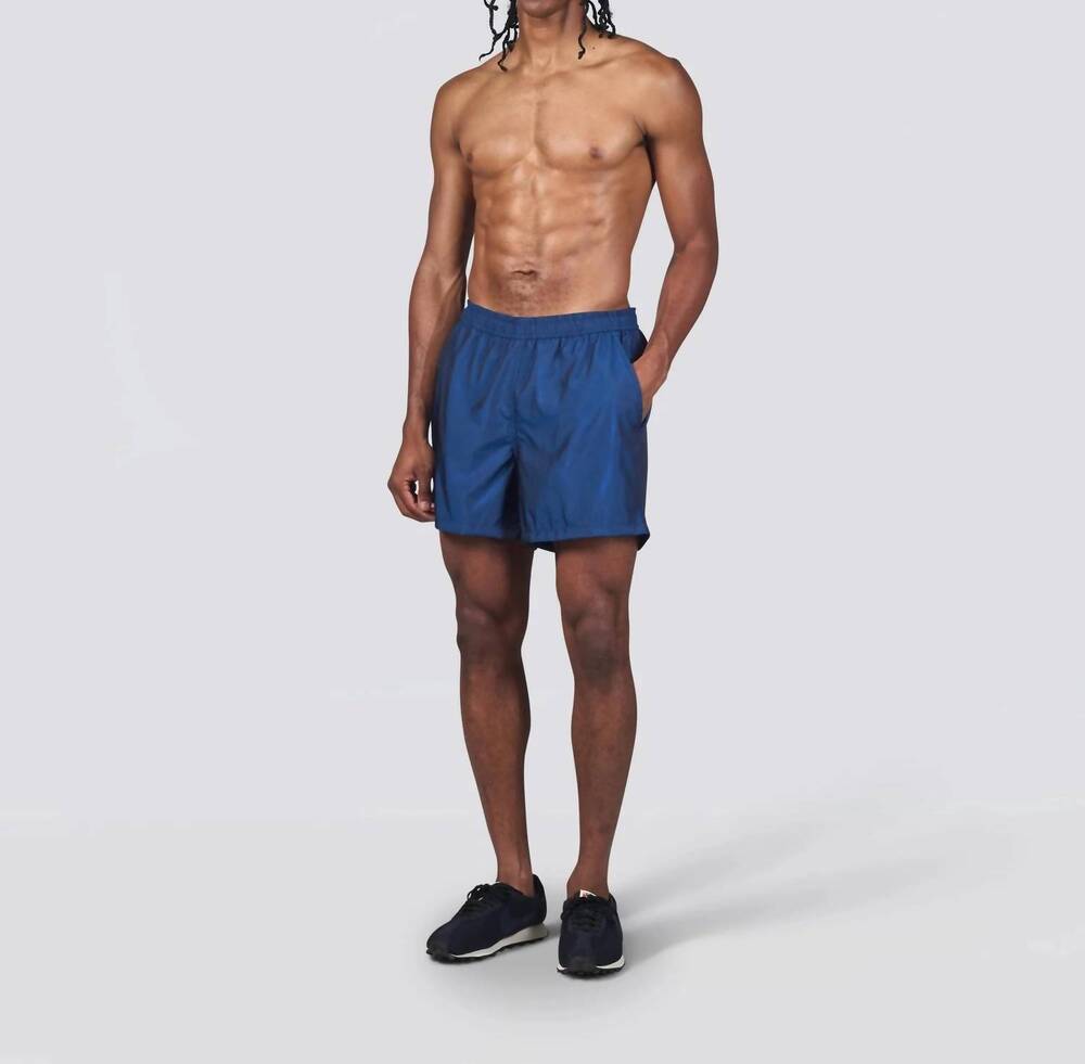 NEW BATHER modern trunk in iridescent sapphire